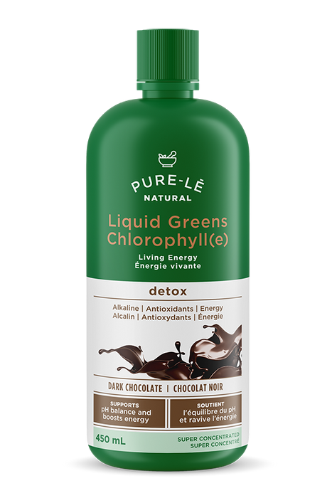 Pure-le Natural -  Liquid Greens Chlorophyll - Dark Chocolate, 450 mL