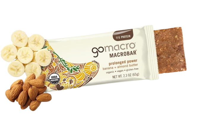 Go Macro Bars - Banana + Almond Butter, 65 g