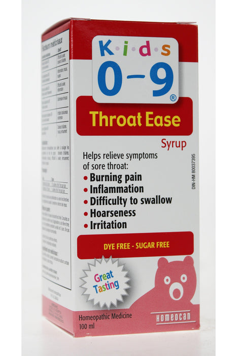 Homeocan - Kids 0-9 Throat Ease, 100 mL
