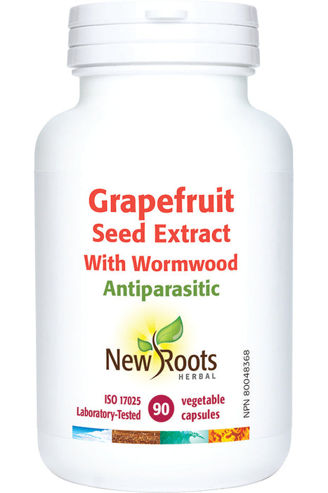 New Roots Herbal - Grapefruit Seed Ext with Wormwood, 90 Vcaps