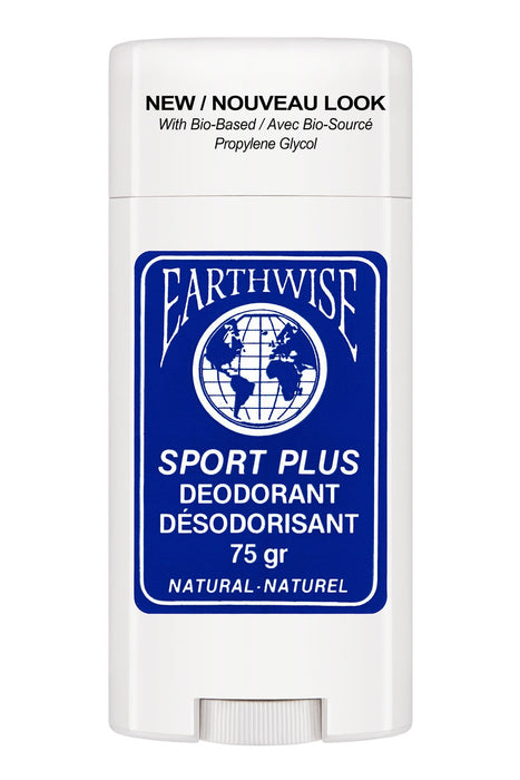 Earth Wise - Sport Plus Natural Deodorant, 75 g