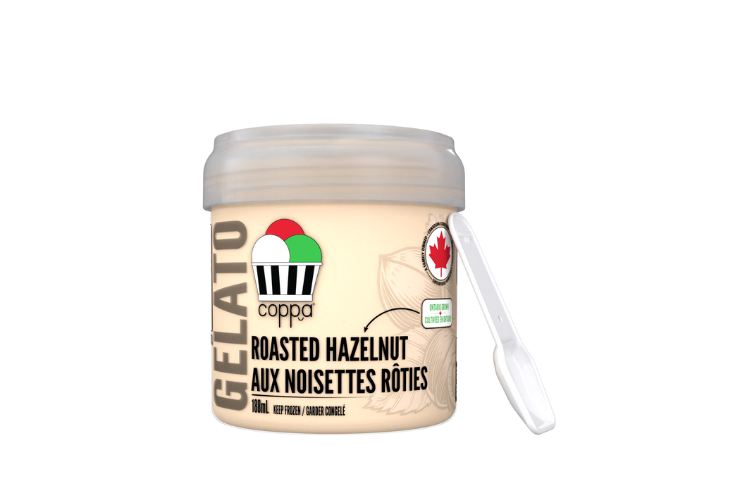 Coppa Gelato - Gelato - Roasted Hazelnut, 188 mL