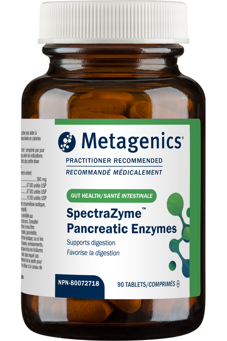 Metagenics Inc - SpectraZyme Pancreatic Enzymes, 90 Tablets