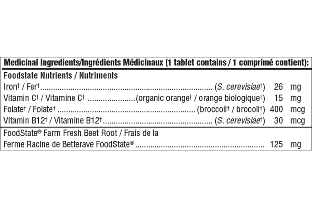 Mega Food - Blood Builder, 72 Tablets