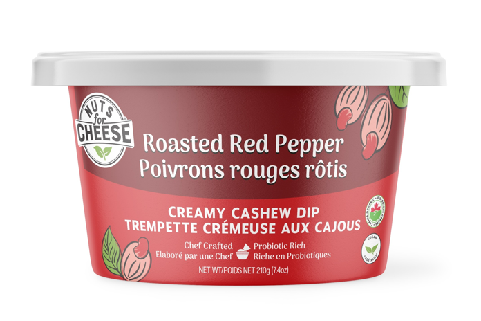 Nuts For Cheese - Roasted Red Pepper Cashew Dip, 210 g