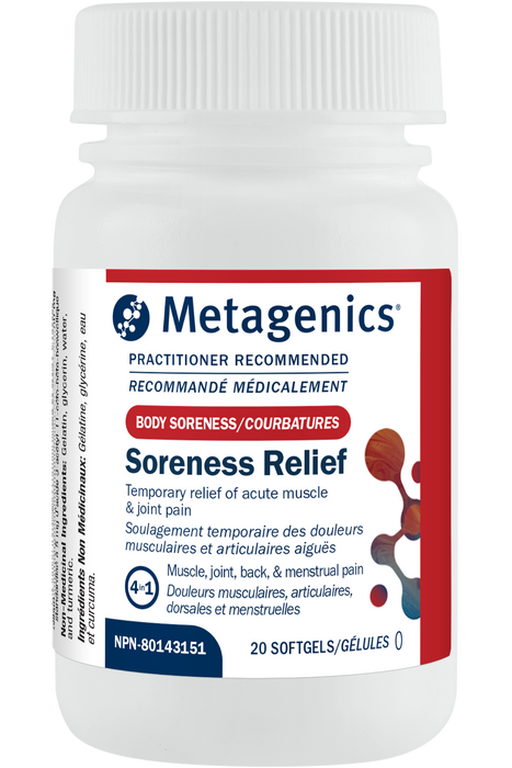 Metagenics Inc - Soreness Relief, 20 Softgels