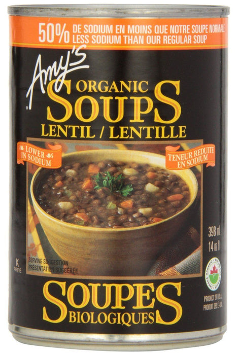 Amy's Kitchen - Lentil Vegetable Low Sodium,  398 mL