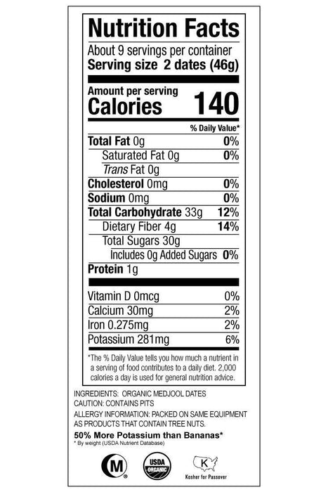Bard Valley - Organic Medjool Dates, 454g