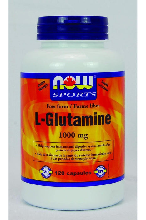 NOW - L-Glutamine, 120 capsules