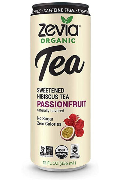 Zevia - Caffeine Free Hibiscus Passion Fruit Tea, 355 mL