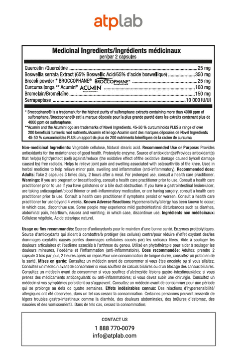 ATP - Inflam Control, 120 Capsules