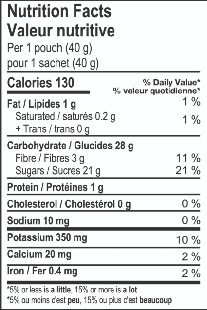 Bob Snail - Fruit Snack - Mango, 40 g