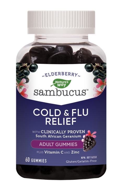 Nature's Way - Sambucus Relief Adult, 60 GUMMIES