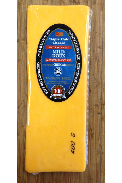 Maple Dale Cheese Co. - Mild Cheddar Cheese, 400 g