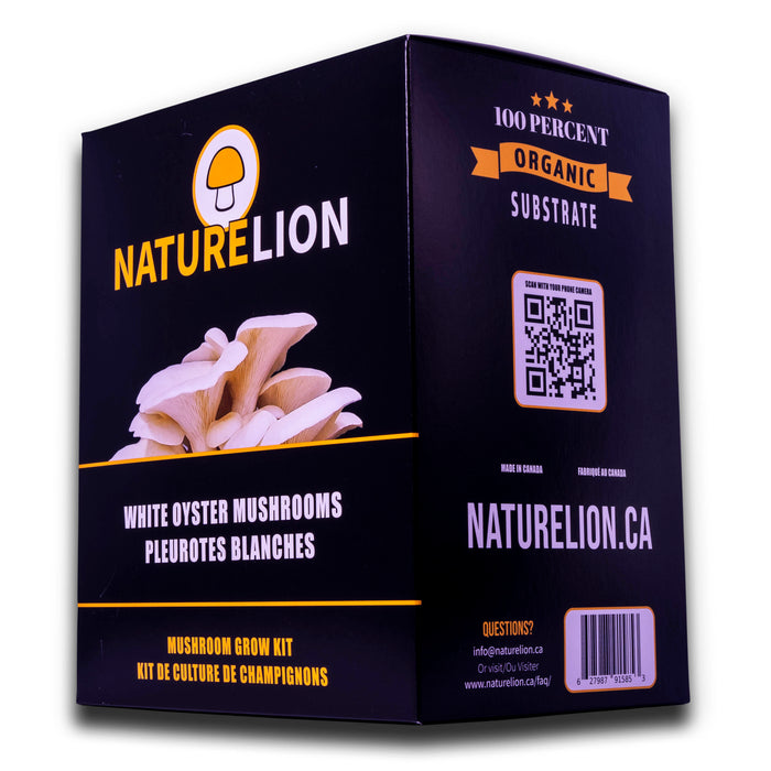 Nature Lion - White Oyster Mushroom Grow Kit