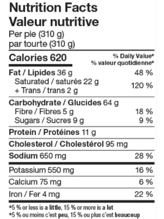 The Pie Commission - Veg-ilicious Pot Pie, 320 g
