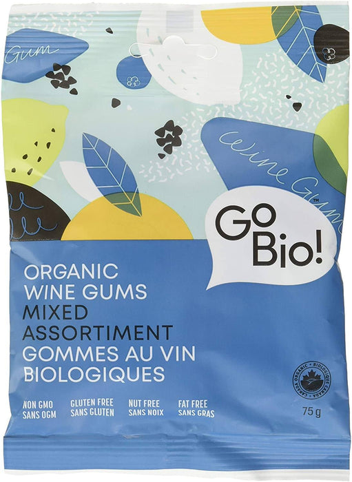 GoBio - Organic Wine Gums, 75 g