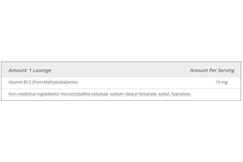 AOR - Methylcobalamin 15mg, 60 Lozenges