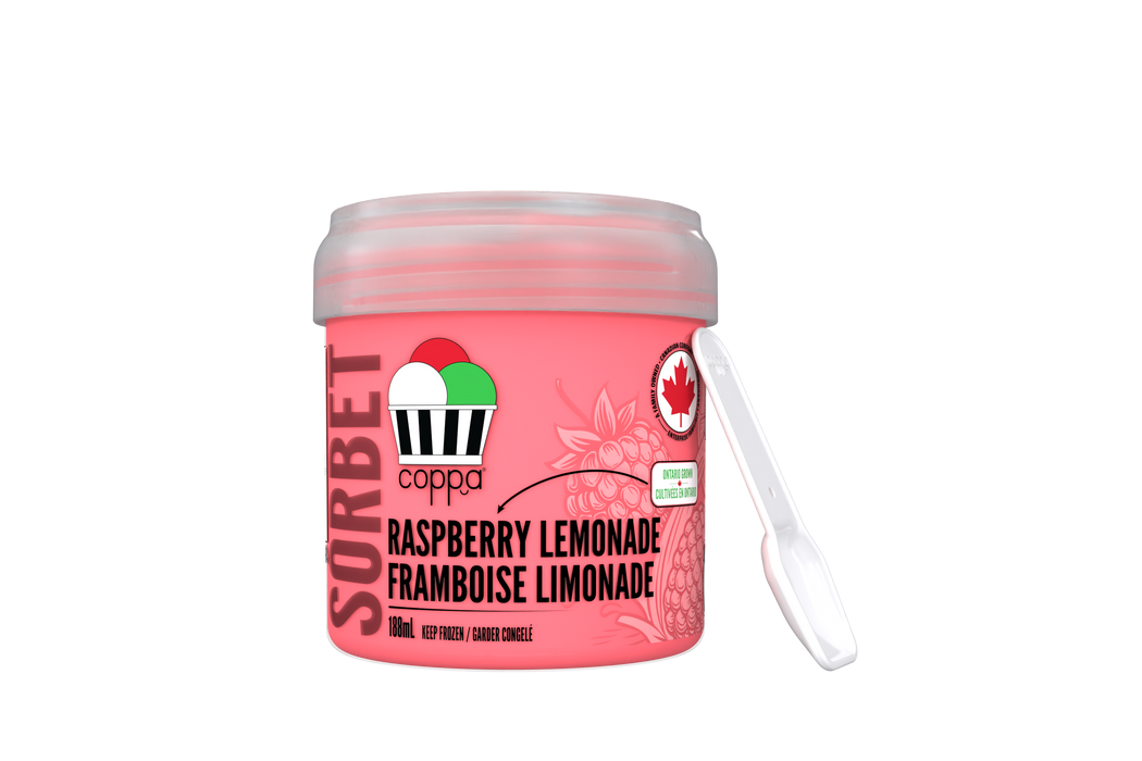 Coppa Gelato - Sorbet - Raspberry Lemonade, 188 mL