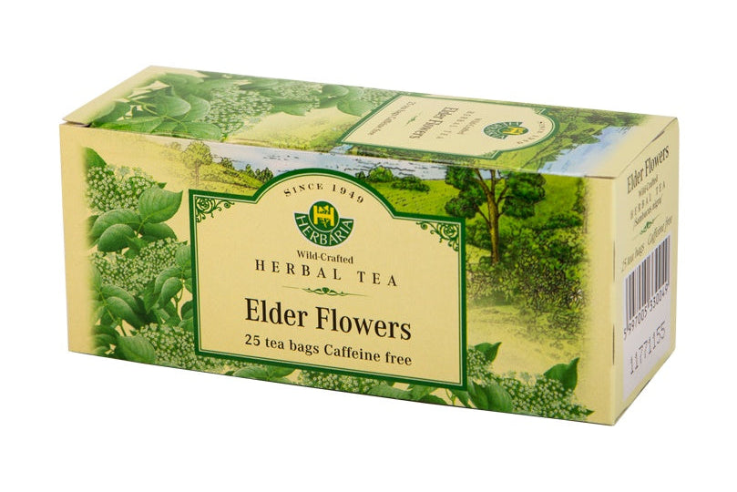 Herbaria - Elder Flowers Tea, 25 Count