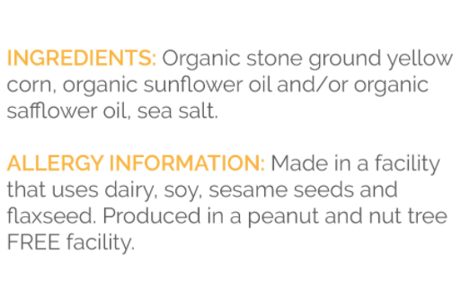 RW Garcia - Organic Corn Chips, Yellow, 223 g