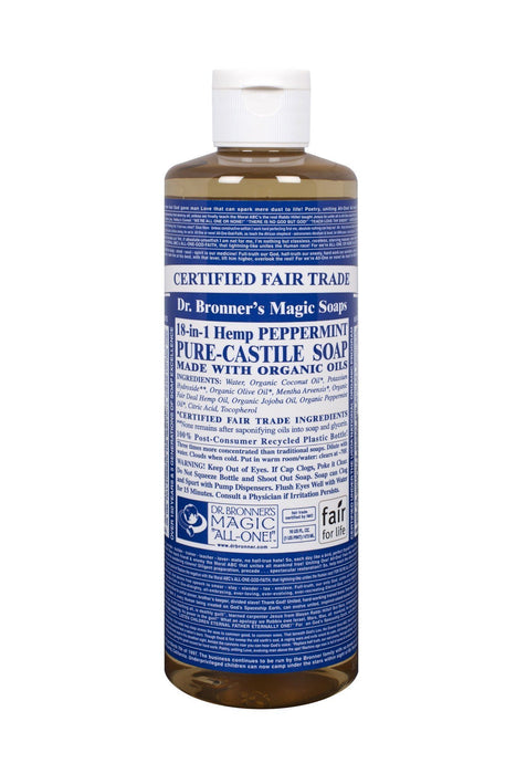 Dr. Bronner's - Organic Peppermint Castile Soap, 472ml