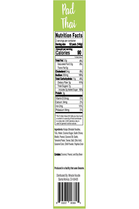 Miracle Noodle - Ready-to-Eat Pad Thai, 280 g