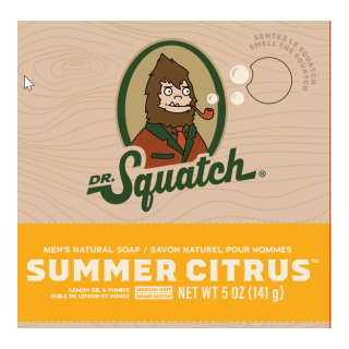 Dr. Squatch - Summer Citrus Soap, 141 g