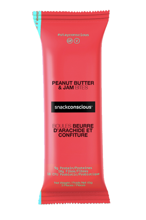 Snack Conscious - Peanut Butter & Jam Bites, 45 g
