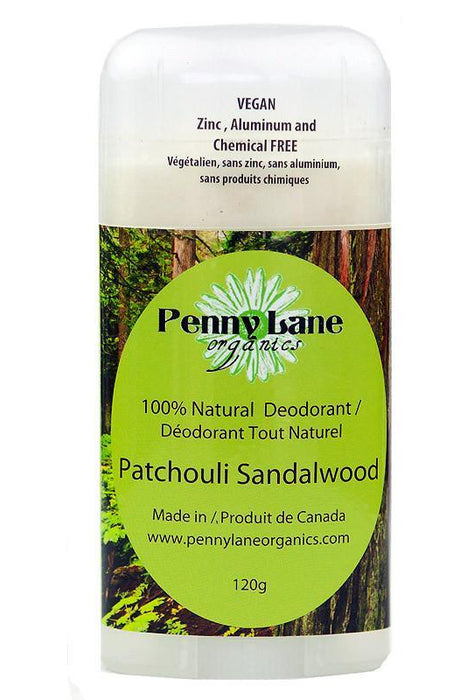 Penny Lane Organics - Patchouli Sandalwood Deodorant, 120g