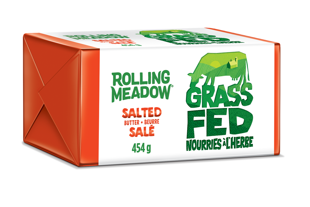 Rolling Meadow - Grass Fed Salted Butter, 454 g