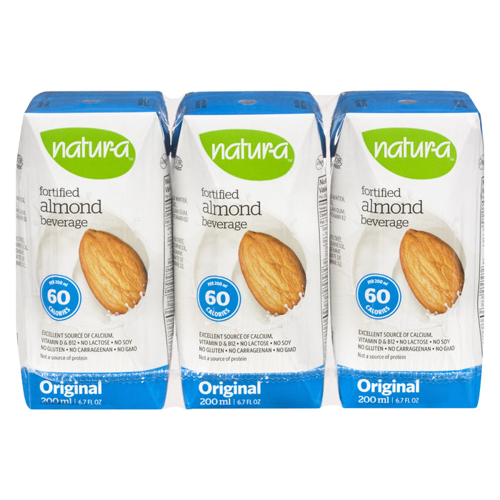 Natur-a - Almond Beverage, Original, 3x200ml