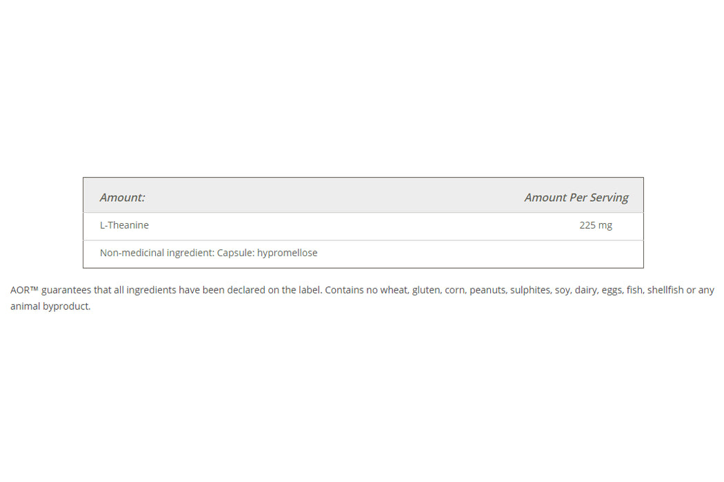 AOR - Zen Theanine, 60 Caps