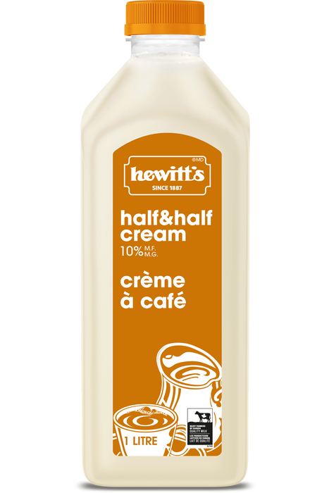 Hewitt's Dairy - 10% Half and Half Cream, 1 L