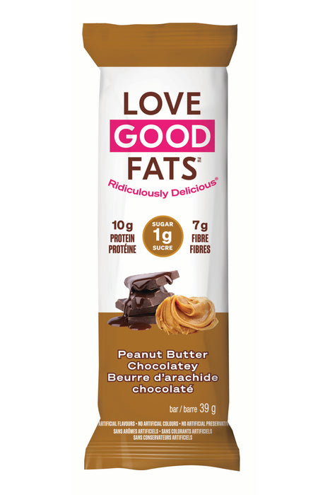 Love Good Fats - Peanut Butter Chocolatey Bar, 39 g