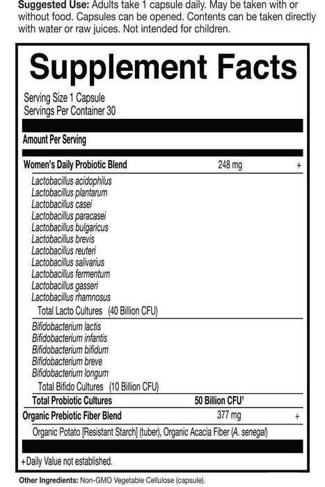 Garden Of Life - Dr. Formulated Probiotics Women's One Daily - 30 V-Caps