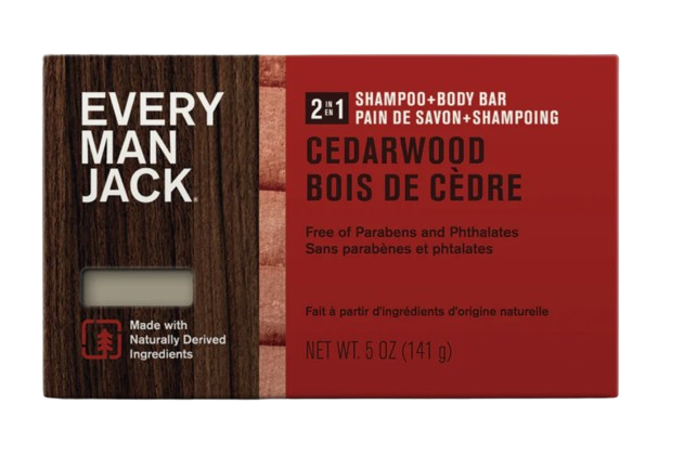 Every Man Jack - Shampoo & Body Bar - Cedarwood, 141 g