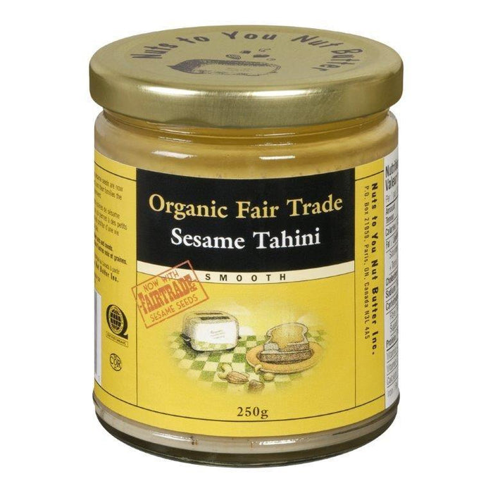 Nuts to You Nut Butter - Organic Fair Trade Smooth Tahini, 250 g