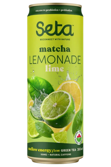 Seta Organic - Matcha Lemonade - Lime, 355 mL