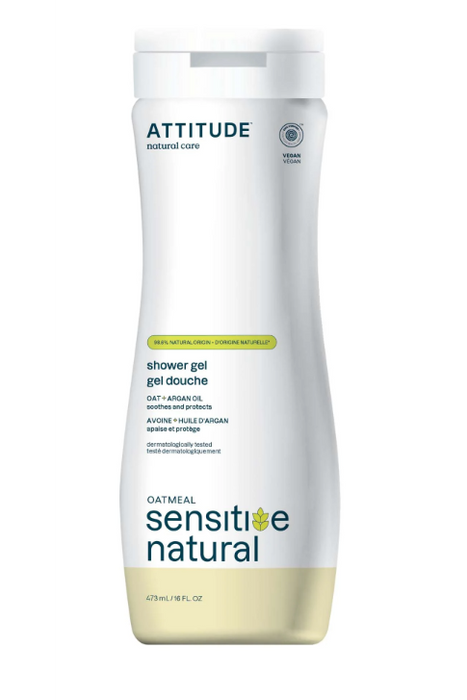 Attitude - Sensitive Body Wash - Argan, 473 mL