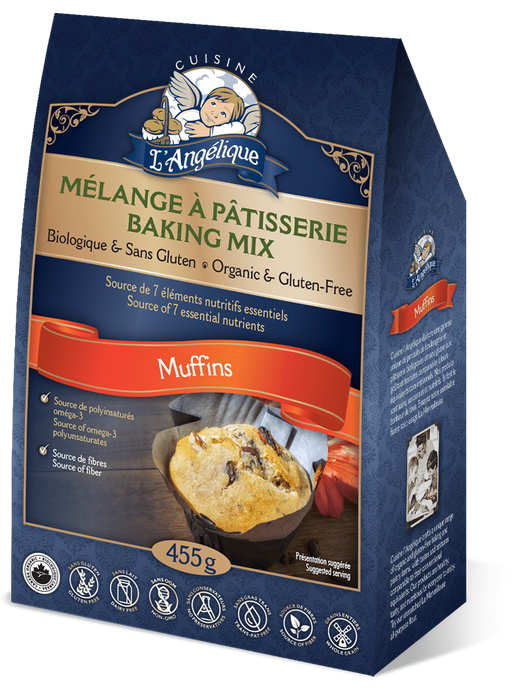 Cuisine L'Angelique - Muffin Mix Gluten Free, 455 g