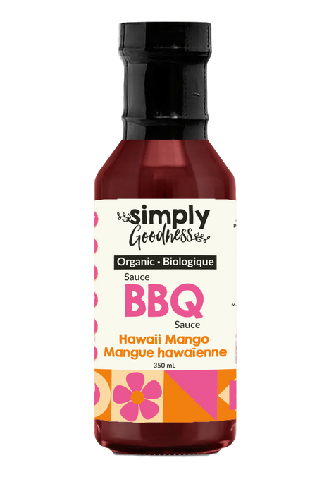 Simply Goodness - Organic Hawaiian Mango BBQ Sauce, 350 mL
