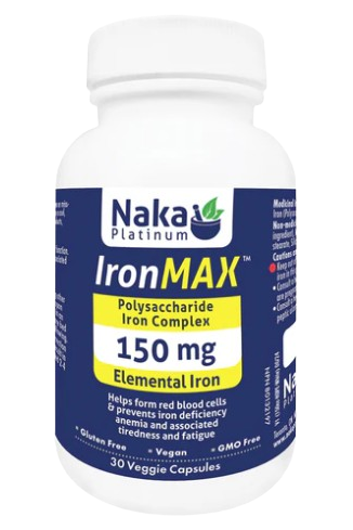 Naka Platinum - Ironmax - Iron Complex, 30 Vcaps
