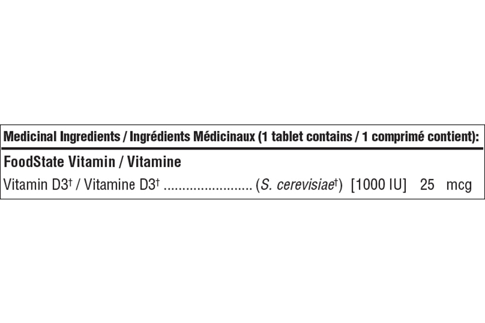 Mega Food - Vitamin D-3, 60 tablets