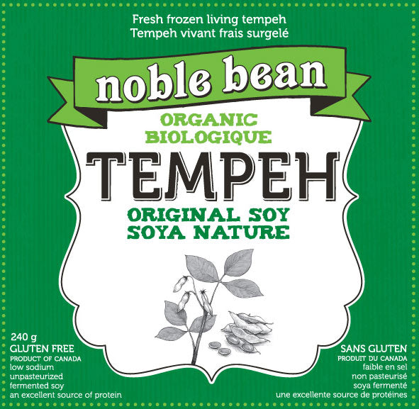 Noble Bean - Organic Tempeh Original Soy, 240 g