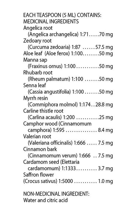 Flora Maria's Swedish Bitters (alcohol free) 100ml