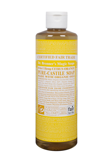 Dr. Bronner's - Organic Citrus Oil Castile Soap - 472ml