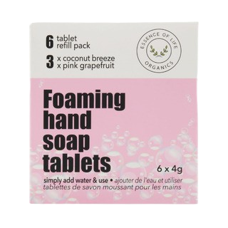 Essence of Life Organics - Hand Soap - Grapefruit & Coconut, 6 Count