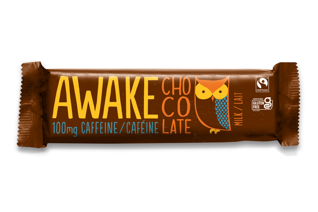 Awake Chocolate - Milk Chocolate Bar, 27 g