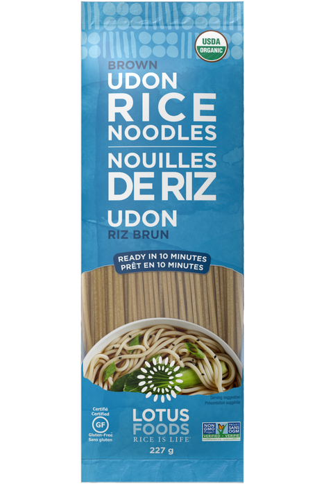 Lotus Rice - Brown Rice Udon Noodles, 227 g
